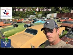 Jimmy's Collection. Hoard of Corvettes, Camaros, Mustangs, Cougars.