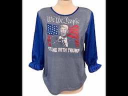 We the People Stand with Trump Custom T-Top