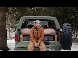 Truck Camping in Sub Freezing Winter Weather