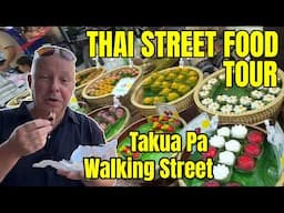 Thai Street Food Tour: Street Food and Shopping at Takua Pa Walking Street, Phang Nga Thailand