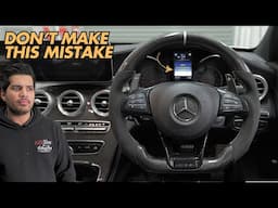 UPGRADING THE STEERING WHEEL ON A C63S IN 10 MINUTES