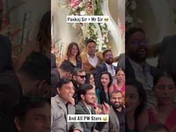 Pankaj sir/ Mr Star / Pw Stars in AlakhSir wedding ☺️ #physicswallah #alakhpandey #pwians #shorts