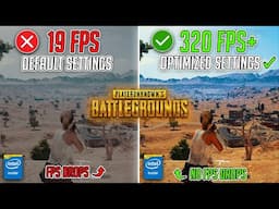 PUBG - BEST SETTINGS to BOOST FPS on ANY PC in 2025✅