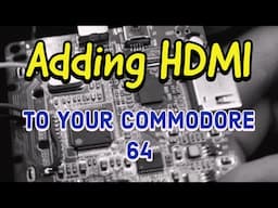 Adding HDMI Output to the Commodore 64