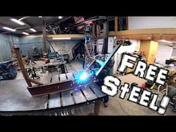 building HD sawhorses out of free steel