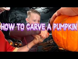 How to Carve a Pumpkin (with kids)