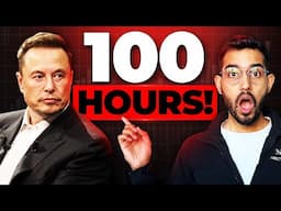 Is Elon Musk's 100-hour work week a MYTH?!