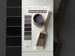 Expert Color Pairings with Bonne Nuit AF-635 | #BenjaminMoore