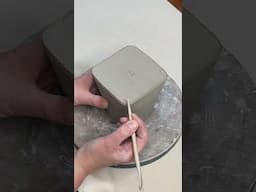 How To Make a Square Mug #handmadepottery #potterytutorial #functionalpottery