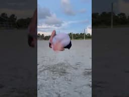 Beach flips #shortvideo #shorts