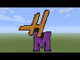 Minecraft Pixel Art - Hanana Montana logo