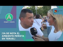 ¡Ya se nota el ambiente peñista en Teruel!