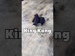 EASY ORIGAMI KING KONG TUTORIAL | DIY ORIGAMI GODZILLA KING KONG STEP BY STEP | KONG VS GODZILLA ART