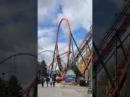 Rougarou 🔥 #amusementpark #themepark #sixflags #rollercoaster