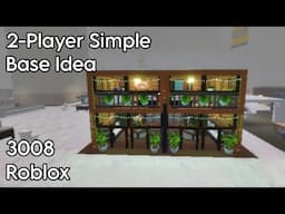 FULL TUTORIAL | SIMPLE BASE IDEA FOR 2 PLAYERS | 3008 ROBLOX | MyelPlays