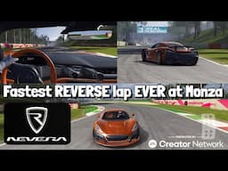 Fastest Monza lap… in REVERSE?!?! • Rimac Nevera Fully Upgraded at Monza • Real Racing 3