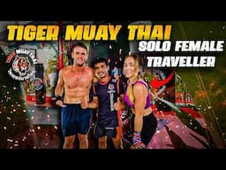 Her First Time Training at Tiger Muay Thai