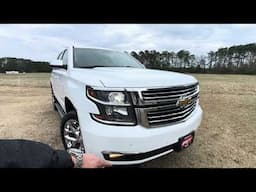 Here's a 2016 Chevrolet Tahoe LTZ | For Sale Tour ( 22 Inch Snowflakes & Unique Interior Color )