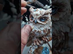 Fancy Owl #miniature #adorable  #creative #mini #howtomake