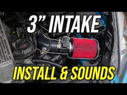 MazdaSpeed 3 INTAKE Makes PERFECT SOUNDS! | Install & Tuning