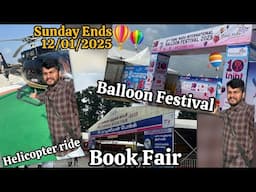 இந்த Weekend Time 📸 Best spot 😯 balloon festival 🎈 Book fair 📖 yah helicopter 🚁 in chennai