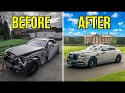 REBUILDING MARCUS RASHFORDS MANSORY ROLLS ROYCE WRAITH - FULL BUILD