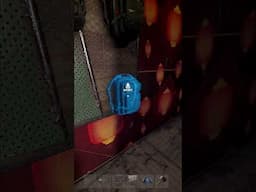 backpacks and shields on weapon racks