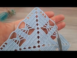 Legendary Model 3 🌟 Beautiful Square Crochet Pattern | Beginner Online Tutorial