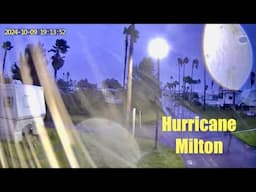 Hurricane Milton in a mobile home #rvlife #hurricane icane