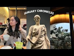 jan chronicles🍵🤍 | solo museum date, cafes, and ancient greece lol