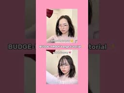 How to: WIND-PROOF BANGS 👀💨 #haircare #hairspray #bangstutorial #kbeauty