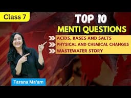 Top 10 Important Questions from Chemistry | Menti Quiz | Science | Class 7