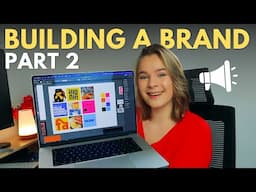 BUILDING A BRAND FROM SCRATCH PART 2 Graphic Design Freelance Studio Self Branding Moodboard Process