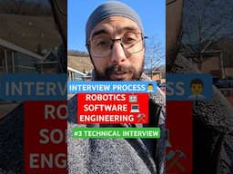 Interview process for a Robotics Software Engineering role