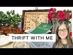 Thrift with Me | Looking for Items to Restock my Antique Booth | Thrift Haul