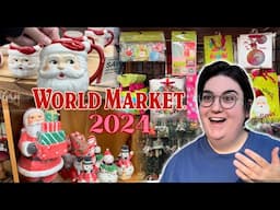 World Market Christmas 2024! SHOP WITH US for vintage inspired Christmas decorations!