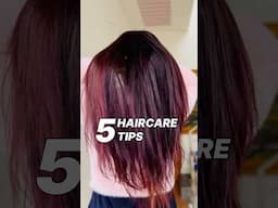 5 Hair Care 💇‍♀️Tips I wish I knew in My 20’s 🥹#shorts #youtubeshorts #trending #viralvideo #hair