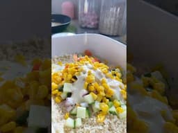 How to make couscous salad #shorts