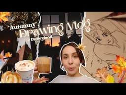 🍁Autumn 🍂 Drawing Vlog | Japan Trip Haul & Halloween Disneyland