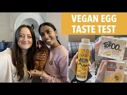 Vegan egg taste test | featuring a rescued chicken!