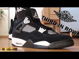 Jordan 4 WHITE THUNDER ON FEET !!! Legit & Quality Check | FQ8138-001 | 4K