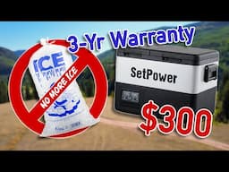 STOP BUYING ICE!! - SETPOWER PT35 12 Volt Dual Zone Fridge/Freezer Cooler