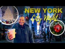 New York City Night - Experiencing the Magic of Christmas Lights अमेरिका में क्रिसमस कैसे मनाते हैं?