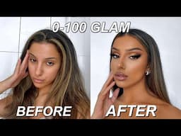 0-100 MAKEUP TUTORIAL | SOFT GOLDEN GLAM