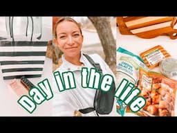 DAY IN THE LIFE VLOG | 5 MINUTE MAKEUP ROUTINE | UPPER BODY WORKOUT | QUICK & HEALTHY DINNER IDEA