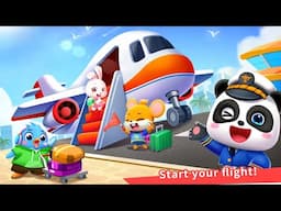 Baby Panda's Airport Adventure: Explore, Fly & Role-Play Fun! ✈️🌍 | BabyBus Game