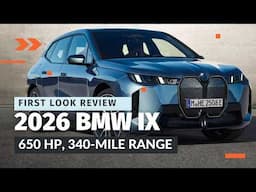 2026 BMW iX Review: More Power, Extended Range & Bold New Design