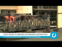 Govt rejects broad extremism definition