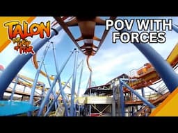 Talon POV with Forces | Dorney Park's UNDERRATED Inverted Coaster