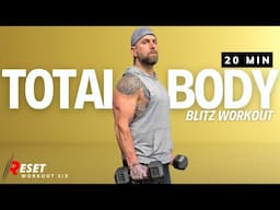 20 Min Total Body Workout Blitz | Muscle builder & calorie Killer | Day 6